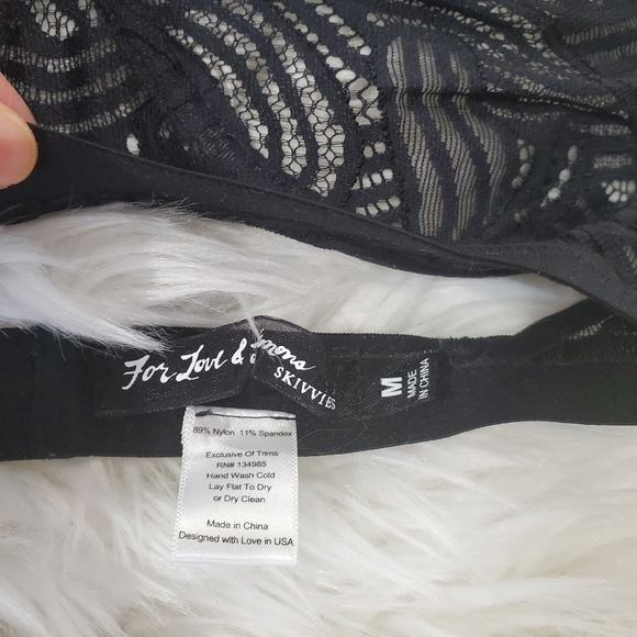 For love and lemons NWT HTF lace bra halter top M - Picture 4 of 4